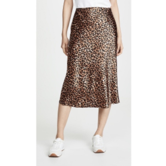 NWT Likely "Odelia" Leopard Animal Print Midi Skirt Sz. 0 - Picture 2 of 4